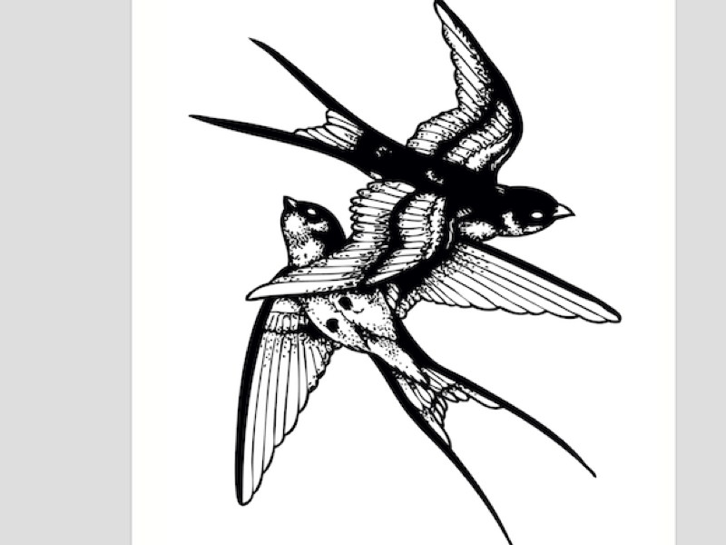 Twin Sparrows Crewneck Sweatshirt